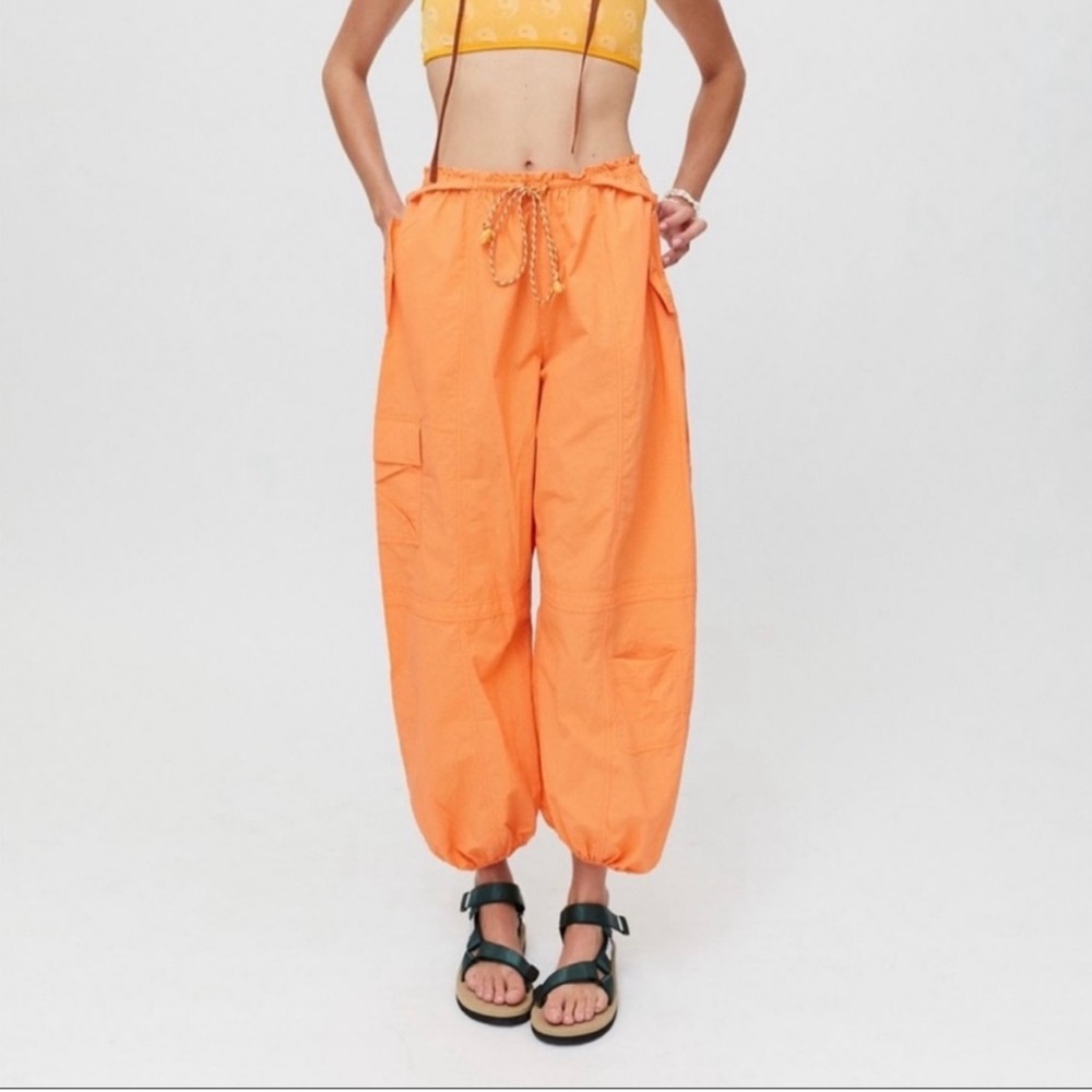 Orange Urban Outfitters Women’s Nylon jogger pant